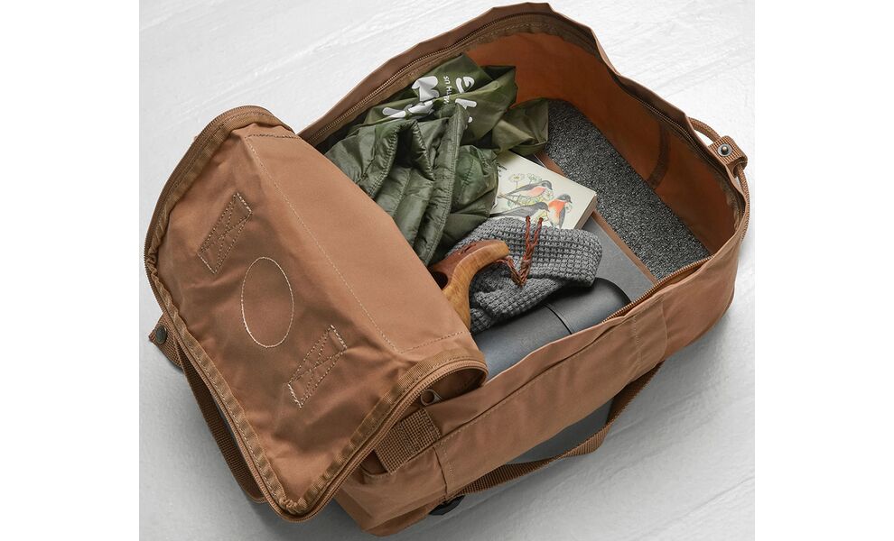 Рюкзак Fjallraven Kanken (631-241/Foliage Green-Peach Sand), 16 л, Об'єм: 16, Колір виробника: 631-241/Foliage Green-Peach Sand, зображення 7