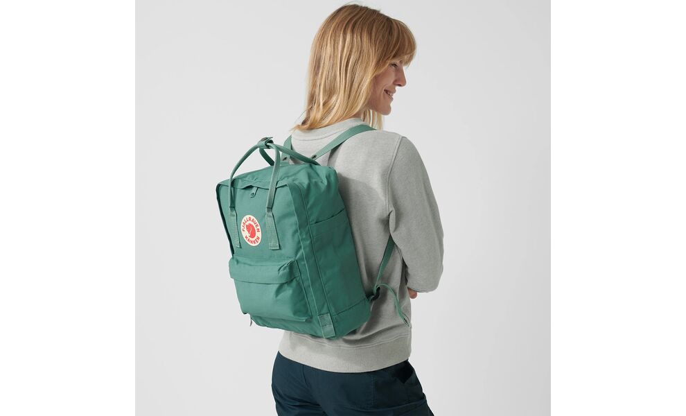 Рюкзак Fjallraven Kanken (664-916/Frost Green-Confetti Pattern), 16 л, Об'єм: 16, Колір виробника: 664-916/Frost Green-Confetti Pattern, зображення 4