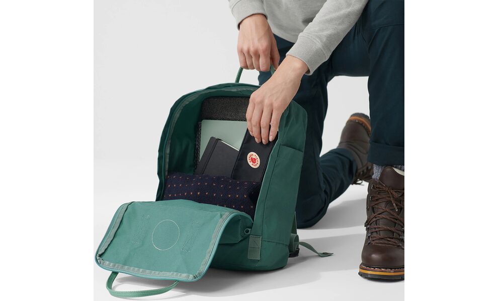 Рюкзак Fjallraven Kanken (664-916/Frost Green-Confetti Pattern), 16 л, Об'єм: 16, Колір виробника: 664-916/Frost Green-Confetti Pattern, зображення 7