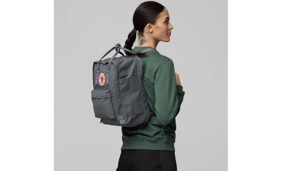 Рюкзак Fjallraven Kanken Laptop 17" - 23525 (031/Graphite), 20 л, Об'єм: 20, Колір виробника: 031/Graphite, зображення 4