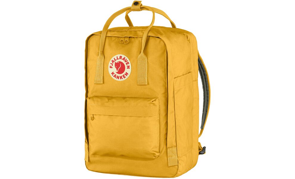 Рюкзак Fjallraven Kanken Laptop 15" - 23524 (160/Ochre), 18 л, Об'єм: 18, Колір виробника: 160/Ochre, зображення 3