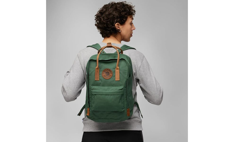 Рюкзак Fjallraven Kanken No.2 Laptop 15" - 23803 (550/Black), 18 л, Об'єм: 18, Колір виробника: 550/Black, зображення 5