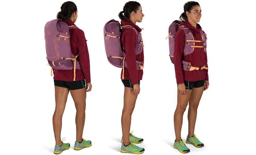 Рюкзак Osprey Tempest Velocity 20 - WXS/S (Pashmina/Melon), Об'єм: 18, Колір виробника: Pashmina/Melon, Тип розміру спинки: WXS/S, зображення 6