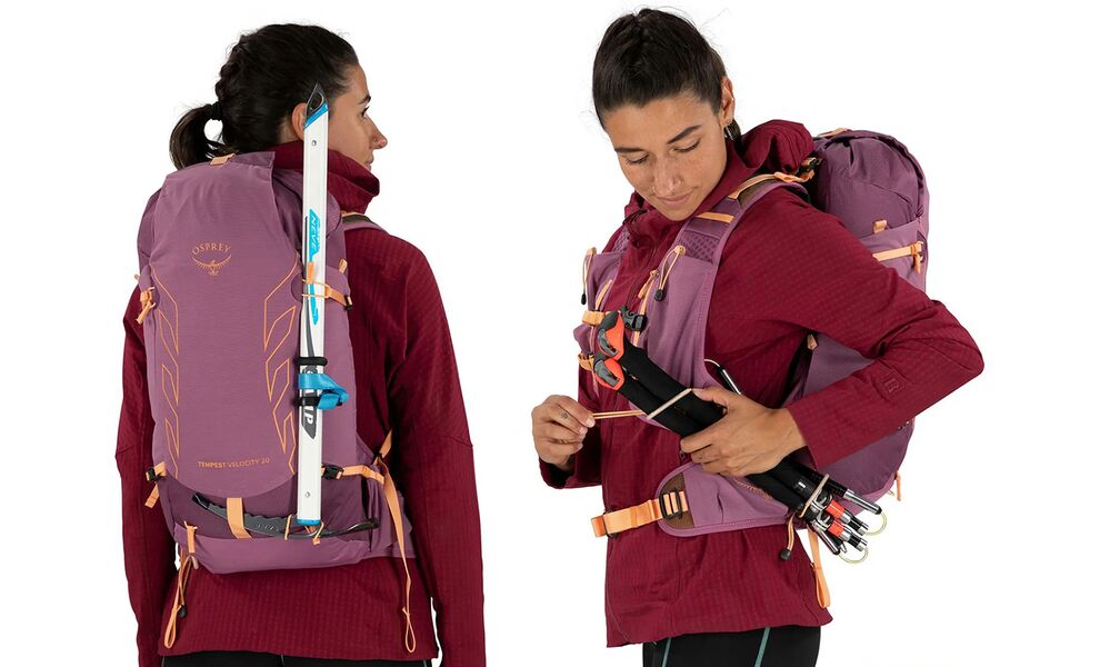 Рюкзак Osprey Tempest Velocity 20 - WM/L (Pashmina/Melon), Об'єм: 20, Колір виробника: Pashmina/Melon, Тип розміру спинки: WM/L, зображення 7