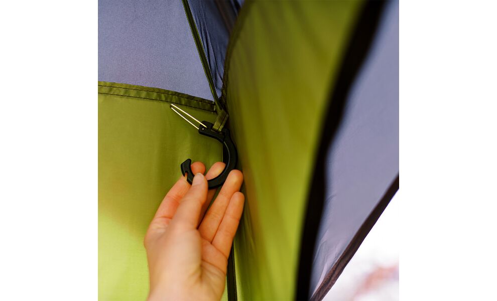 Кемпінговий каркасний тент для душу/туалету Tribe Shower Pro, Розмір: 140x140x230, Колір виробника: Olive, зображення 21