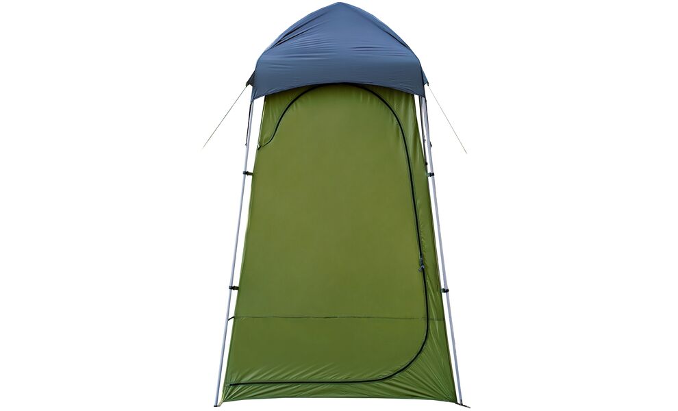 Кемпінговий каркасний тент для душу/туалету Tribe Shower Pro, Розмір: 140x140x230, Колір виробника: Olive, зображення 2