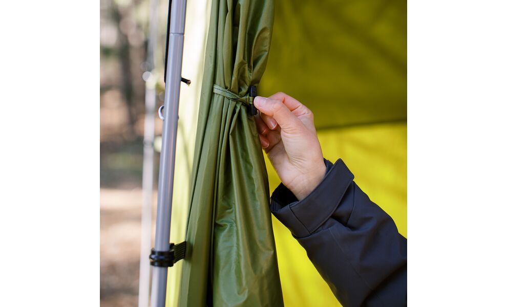 Кемпінговий каркасний тент для душу/туалету Tribe Shower Pro, Розмір: 140x140x230, Колір виробника: Olive, зображення 26