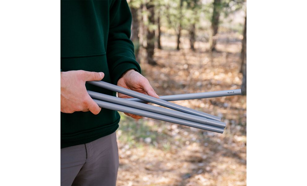 Кемпінговий каркасний тент для душу/туалету Tribe Shower Pro, Розмір: 140x140x230, Колір виробника: Olive, зображення 35