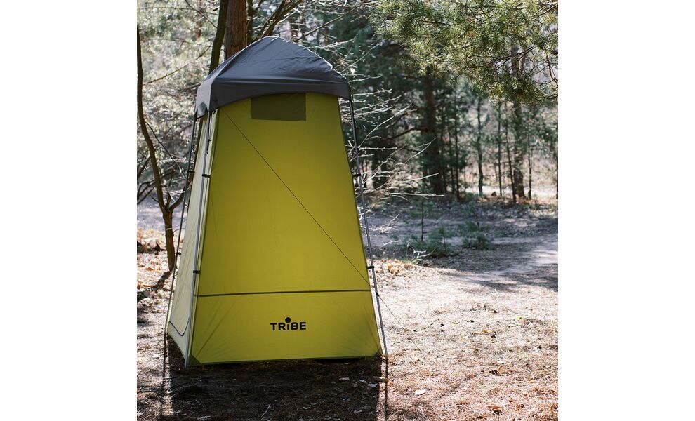 Кемпінговий каркасний тент для душу/туалету Tribe Shower Pro, Розмір: 140x140x230, Колір виробника: Olive, зображення 12