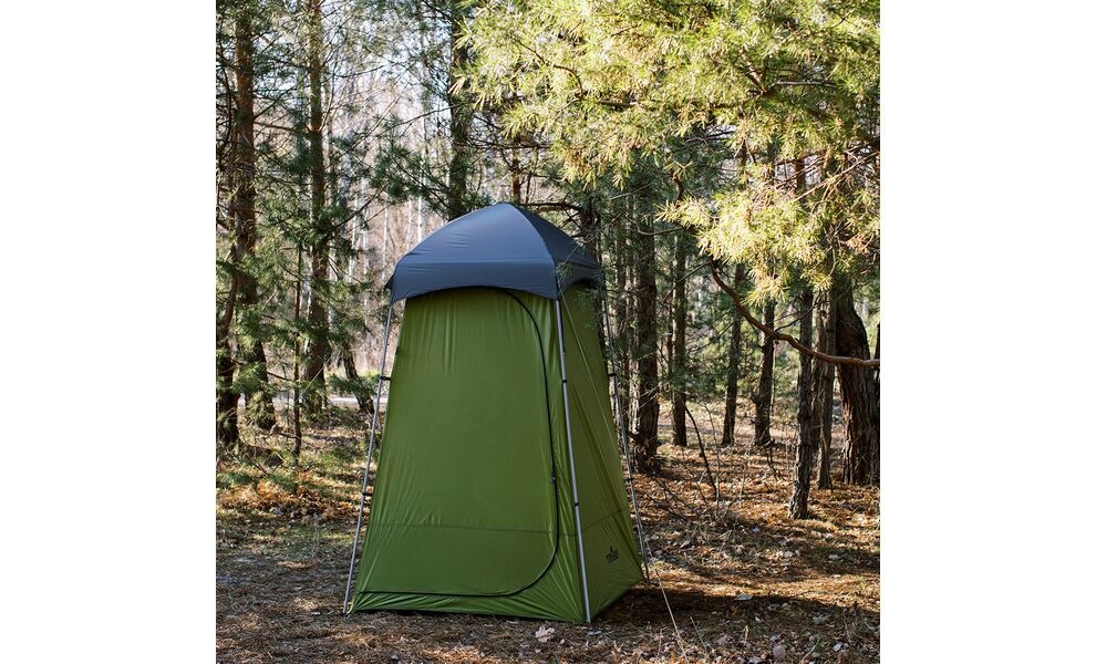 Кемпінговий каркасний тент для душу/туалету Tribe Shower Pro, Розмір: 140x140x230, Колір виробника: Olive, зображення 9
