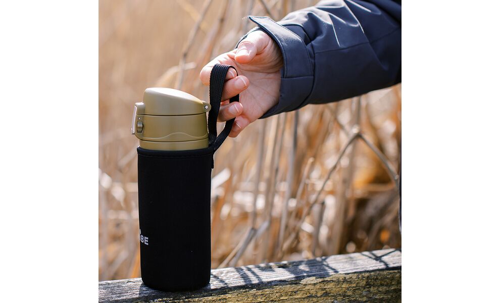 Чохол Tribe Neoprene Cover (Black) для термокружки Tramp UTRC-106 на 0,35 л, Тип розміру: для 0,35 л, Колір: Black, зображення 6