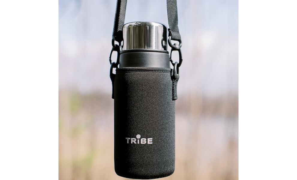 Чохол Tribe Neoprene Cover (Black) для термосів Tramp Expedition на 0,75 л, Тип розміру: для 0,75 л, Колір: Black, зображення 7
