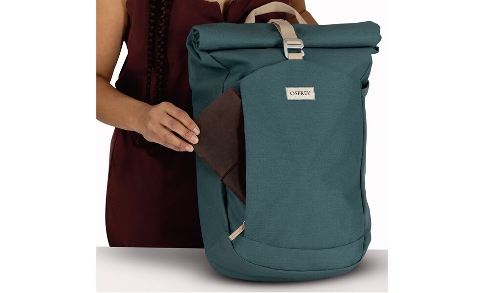 Рюкзак Osprey Arcane Roll Top (Cascade Blue), 24 л, Об'єм: 24, Колір виробника: Cascade Blue, зображення 9