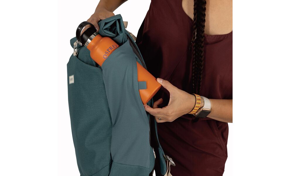 Рюкзак Osprey Arcane Roll Top (Cascade Blue), 24 л, Об'єм: 24, Колір виробника: Cascade Blue, зображення 10