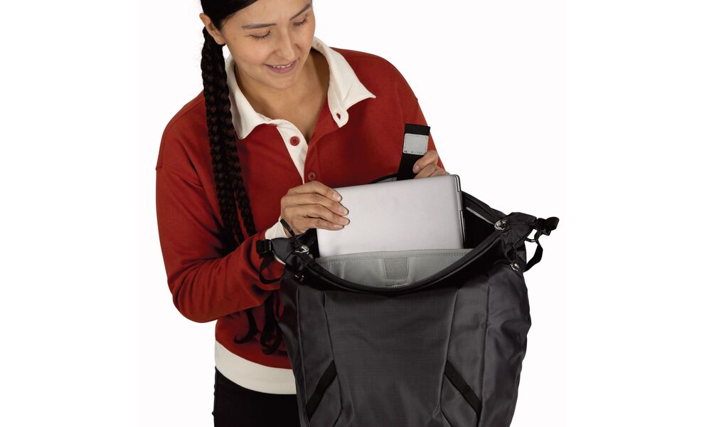 Рюкзак Osprey Transporter Zinch (Raven Black), 22 л, Об'єм: 22, Колір виробника: Raven Black, зображення 10