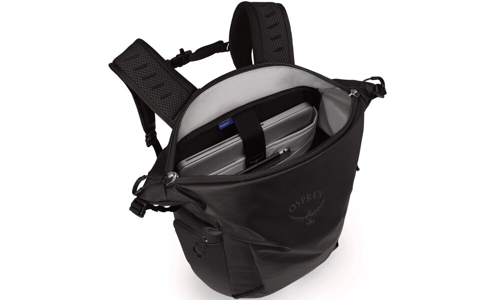Рюкзак Osprey Transporter Zinch (Raven Black), 22 л, Об'єм: 22, Колір виробника: Raven Black, зображення 4