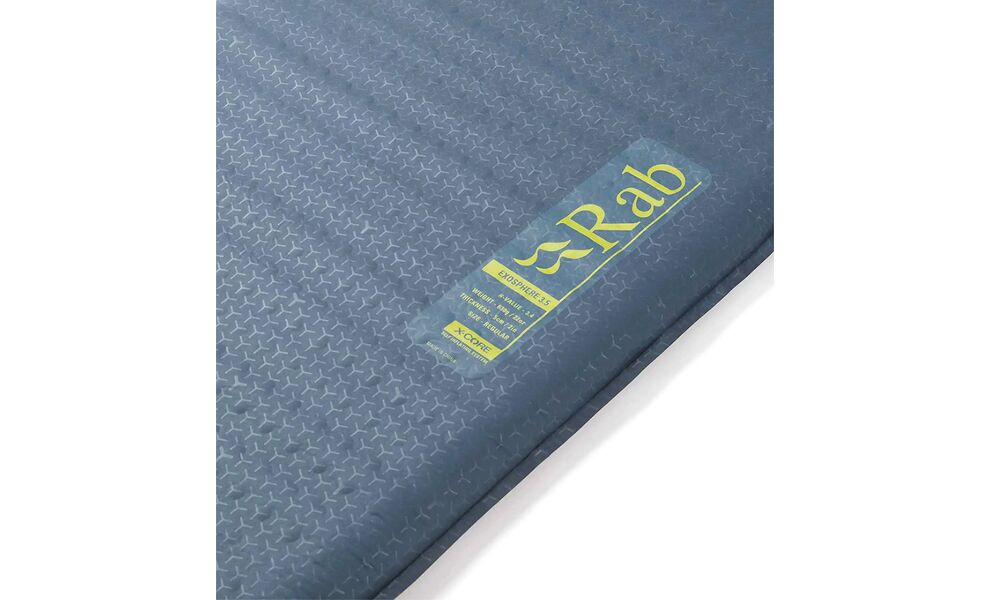 Самонадувний каремат Rab Exosphere 3.5 - Long Wide, Товщина: 5, Тип розміру: Long Wide, Колір виробника: Orion Blue, зображення 3