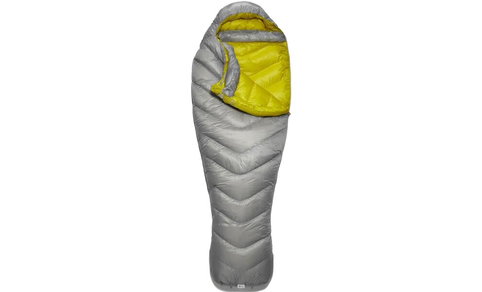 Зимовий пуховий спальник Rab Mythic 400 - Regular до -6°C: з капюшоном, Максимальний зріст користувача: 185, Колір: Cloud, Сторона застібки: ліва, зображення 3