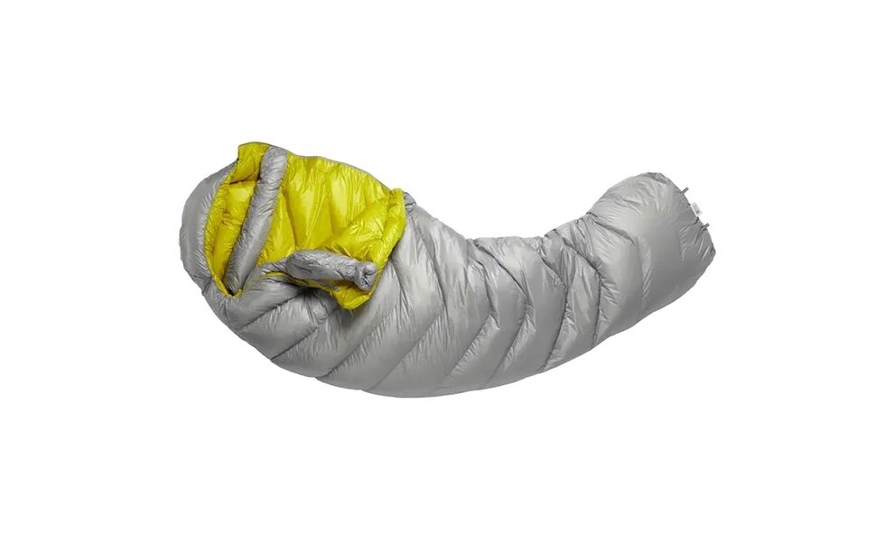 Зимовий пуховий спальник Rab Mythic 400 - Regular до -6°C: з капюшоном, Максимальний зріст користувача: 185, Колір: Cloud, Сторона застібки: ліва, зображення 5