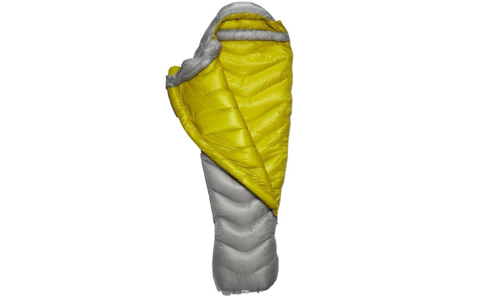 Зимовий пуховий спальник Rab Mythic 600 - Regular до -12°C: з капюшоном, Максимальний зріст користувача: 185, Колір: Cloud, Сторона застібки: ліва, зображення 4