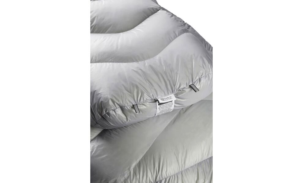 Зимовий пуховий спальник Rab Mythic 600 - Regular до -12°C: з капюшоном, Максимальний зріст користувача: 185, Колір: Cloud, Сторона застібки: ліва, зображення 7