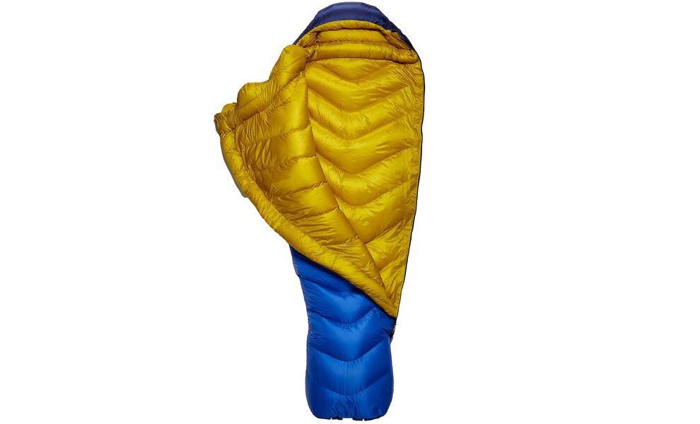 Зимовий пуховий спальник Rab Neutrino 800 - Regular до -22°C: з капюшоном, Максимальний зріст користувача: 185, Колір: Nightfall Blue, Сторона застібки: права, зображення 4