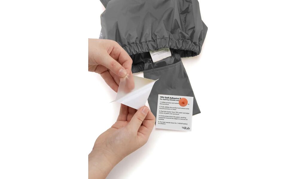 Надувний каремат Rab Stratosphere 5.5 - Regular Wide: з мішком-насосом, Товщина: 8, Тип розміру: Regular Wide, Колір виробника: Graphene, зображення 13