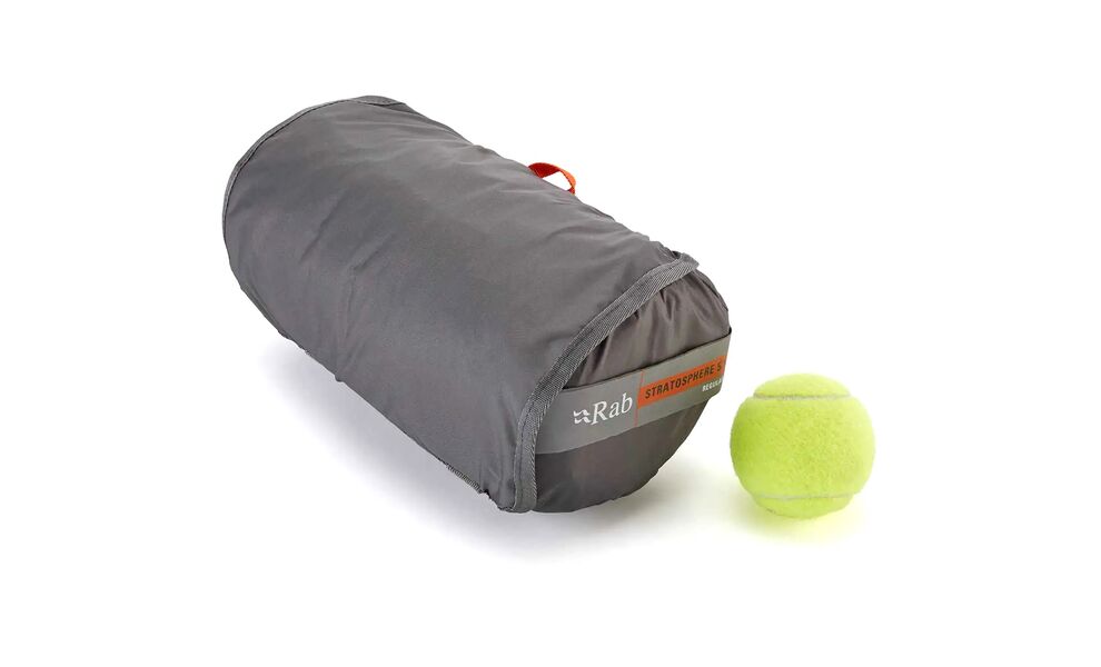 Надувний каремат Rab Stratosphere 5.5 - Regular: з мішком-насосом, Товщина: 8, Тип розміру: Regular, Колір виробника: Graphene, зображення 14