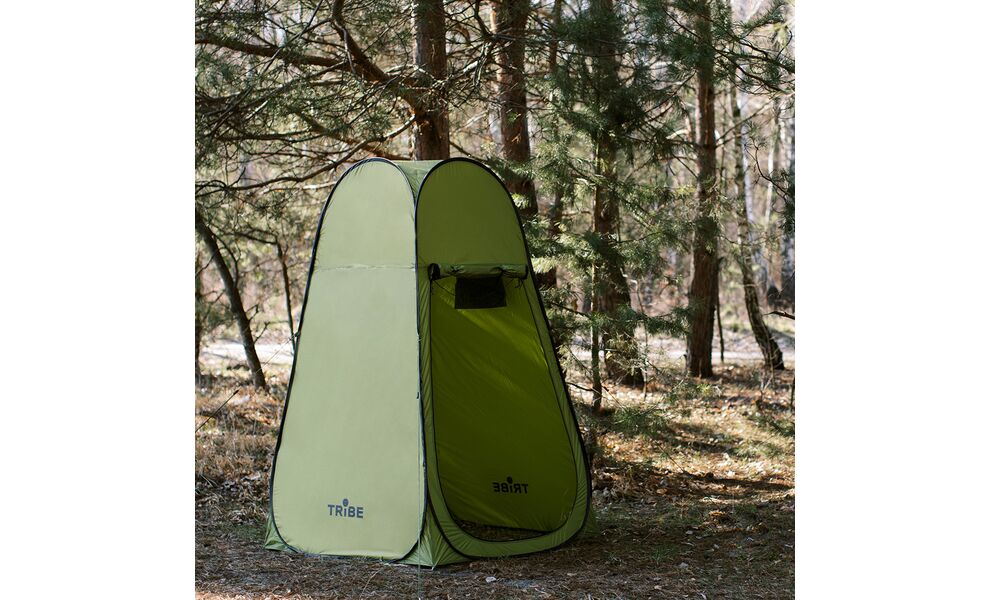 Автоматичний кемпінговий каркасний тент для душу/туалету Tribe Shower Lite, Розмір: 120x120x200, Колір виробника: Olive, зображення 21