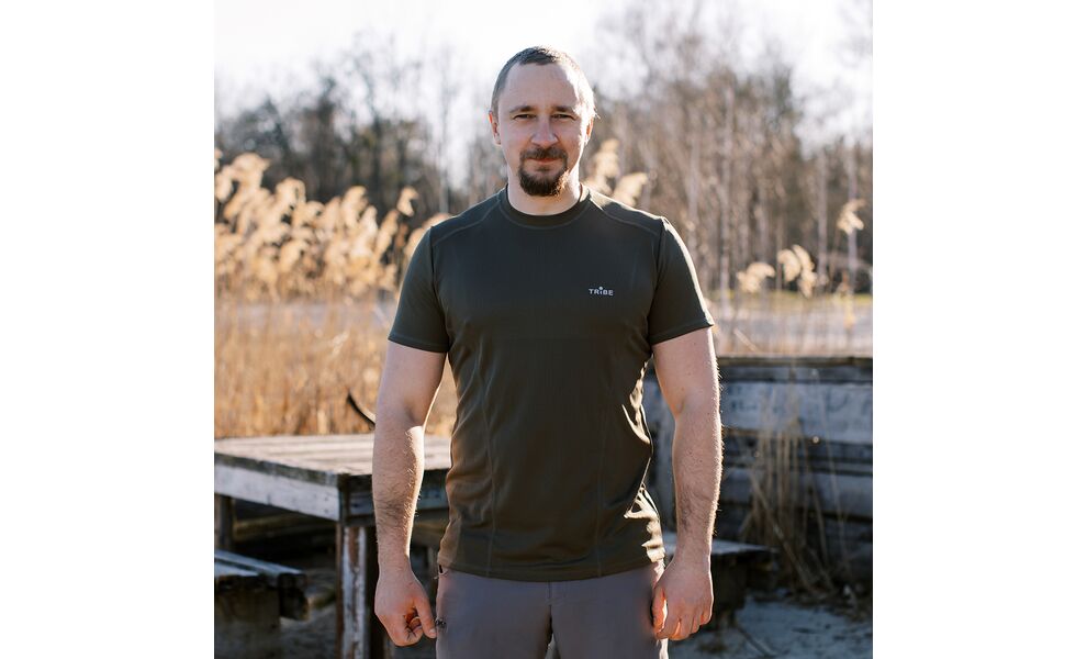 Термофутболка чоловіча Tribe Coolpass (Olive), Колір виробника: Olive, Розмір виробника: L, зображення 5