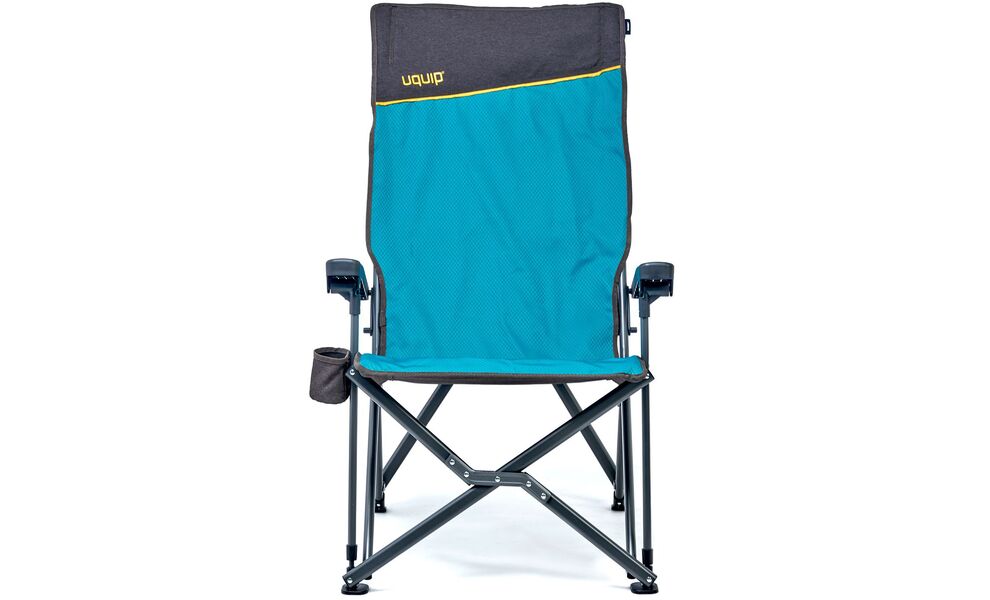 Кемпінгове розкладне крісло з високою спинкою Uquip Barry (Petrol), Колір виробника: Petrol, зображення 4