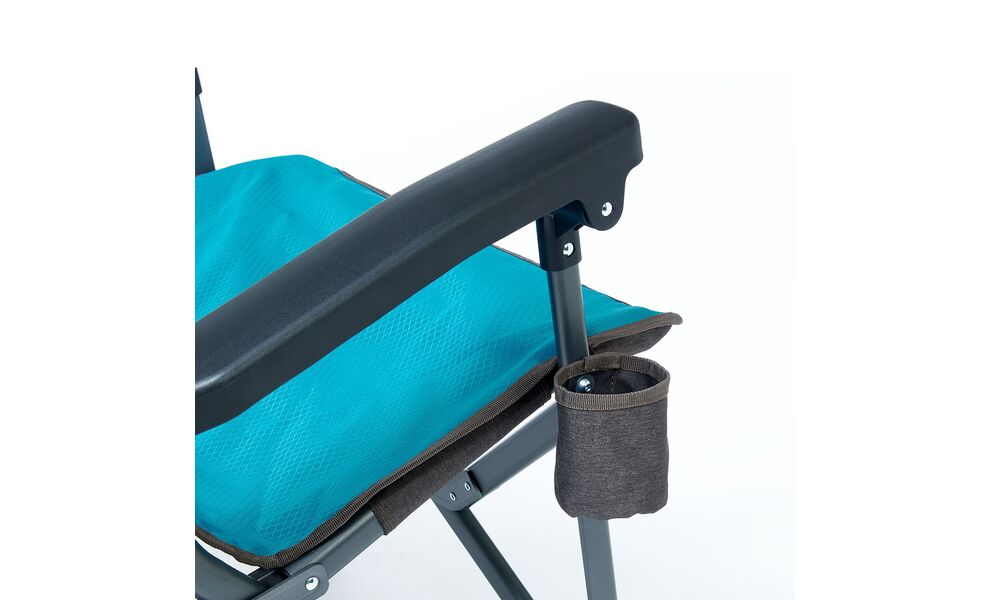 Кемпінгове розкладне крісло з високою спинкою Uquip Barry (Petrol), Колір виробника: Petrol, зображення 9