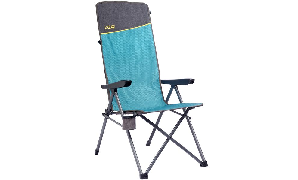 Кемпінгове розкладне крісло з високою спинкою Uquip Justy XL (Petrol), Колір виробника: Petrol, зображення 2