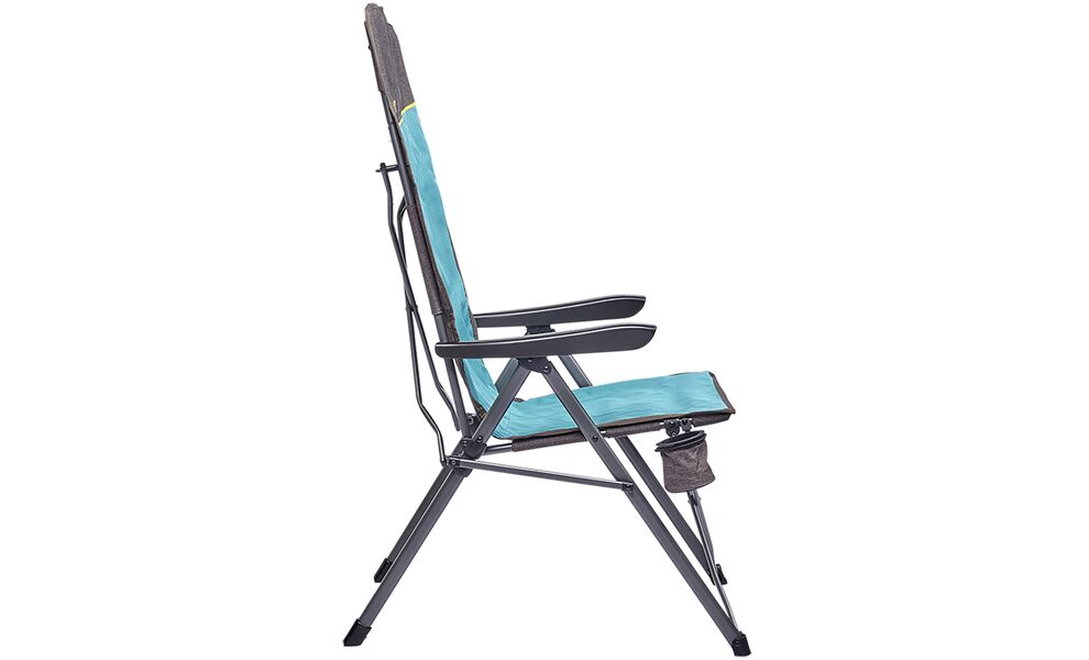 Кемпінгове розкладне крісло з високою спинкою Uquip Justy XL (Petrol), Колір виробника: Petrol, зображення 4