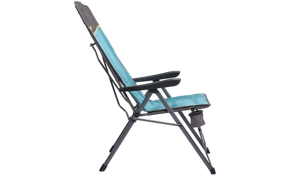 Кемпінгове розкладне крісло з високою спинкою Uquip Justy XL (Petrol), Колір виробника: Petrol, зображення 5
