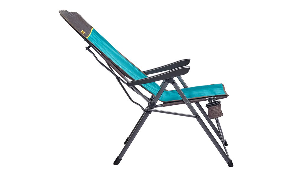Кемпінгове розкладне крісло з високою спинкою Uquip Justy XL (Petrol), Колір виробника: Petrol, зображення 6