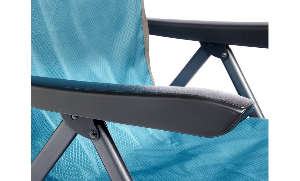 Кемпінгове розкладне крісло з високою спинкою Uquip Justy XL (Petrol), Колір виробника: Petrol, зображення 8
