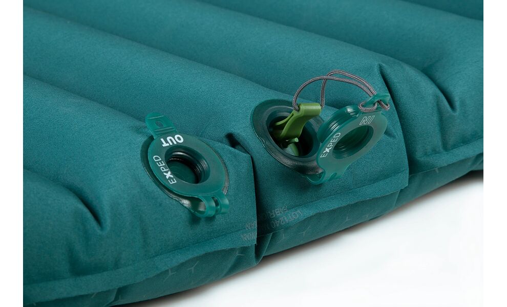 Надувний каремат Exped Dura 5R - M: з мішком-насосом, Товщина: 7, Тип розміру: M, Колір виробника: Cypress, зображення 6