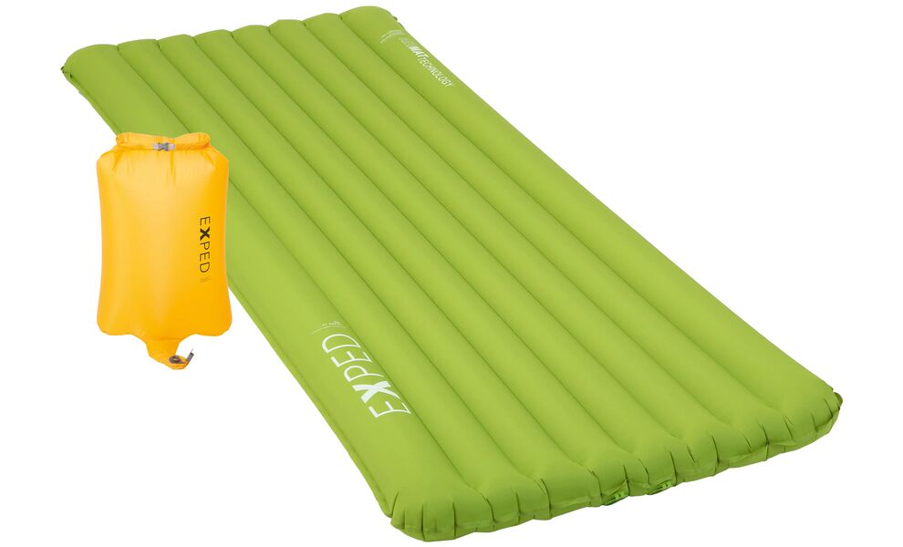 Надувний каремат Exped Ultra 1R - MW: з мішком-насосом, Товщина: 7, Тип розміру: MW, Колір виробника: Lichen, зображення 3