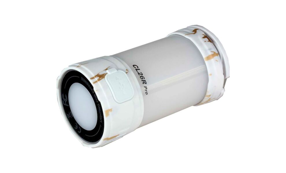 Кемпінговий ліхтар з акумулятором та функцією павербанк Fenix CL26R Pro (White Marble): червоне світло, USB Type-C, Колір корпусу: White Marble, зображення 3