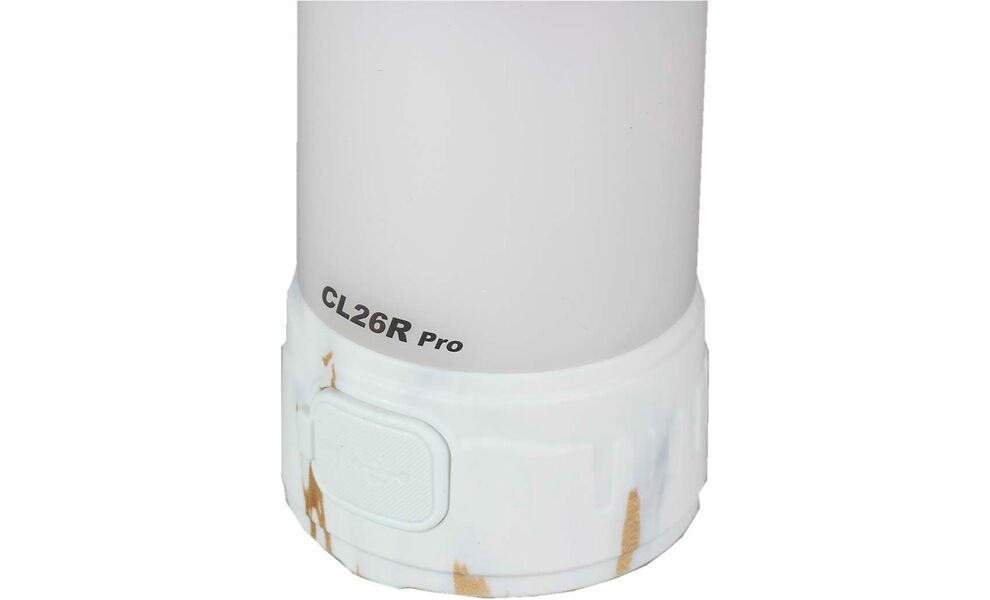 Кемпінговий ліхтар з акумулятором та функцією павербанк Fenix CL26R Pro (White Marble): червоне світло, USB Type-C, Колір корпусу: White Marble, зображення 5