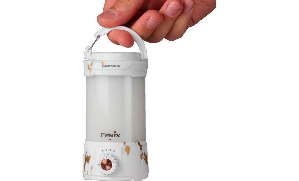 Кемпінговий ліхтар з акумулятором та функцією павербанк Fenix CL26R Pro (White Marble): червоне світло, USB Type-C, Колір корпусу: White Marble, зображення 6