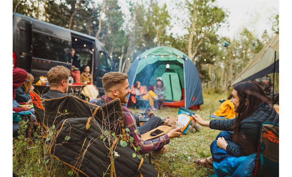 Двомісне розкладне крісло на природу Kelty Low Loveseat (Bungee Cord-Beluga), Колір виробника: Bungee Cord-Beluga, зображення 9