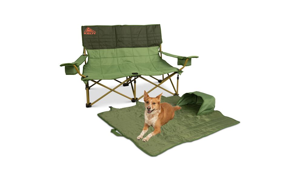 Двомісне розкладне крісло на природу Kelty Low Loveseat (Dill-Duffle), Колір виробника: Dill-Duffle, зображення 6