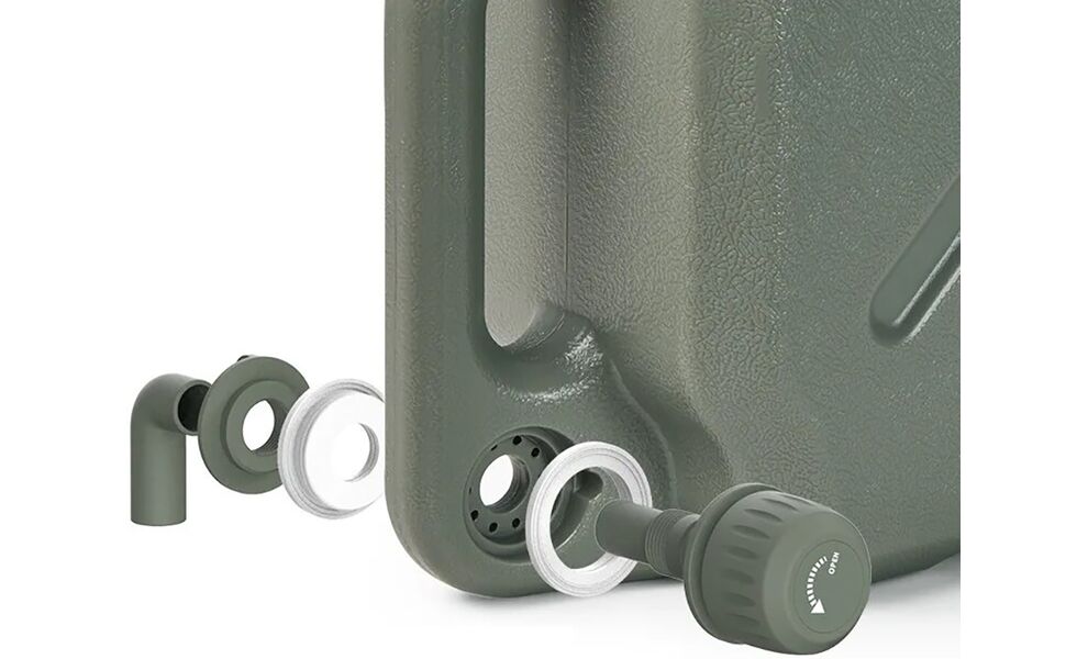 Пластикова каністра для води з краном Naturehike CNH22CJ018 (Green) на 12 л, Об'єм: 12, Колір виробника: Green, зображення 9