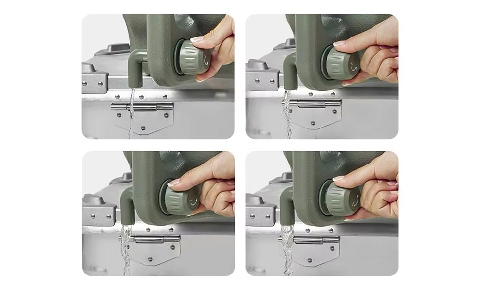 Пластикова каністра для води з краном Naturehike CNH22CJ018 (Green) на 12 л, Об'єм: 12, Колір виробника: Green, зображення 3