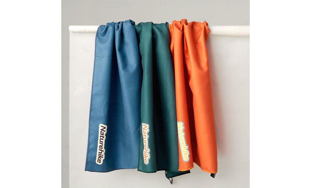 Швидкосохнучий рушник з мікрофібри з чохлом Naturehike Quick Drying Towel - M (Green), 90x38 см, Тип розміру:  M, Колір: Green, зображення 4