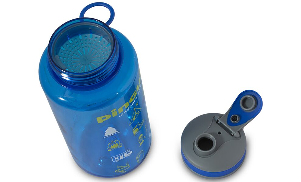 Спортивна пляшка для води з поїлкою та ситечком Pinguin Tritan Fat Sport (Green) на 1000 мл, тритан, Об'єм: 1000, Колір виробника: Green, зображення 2