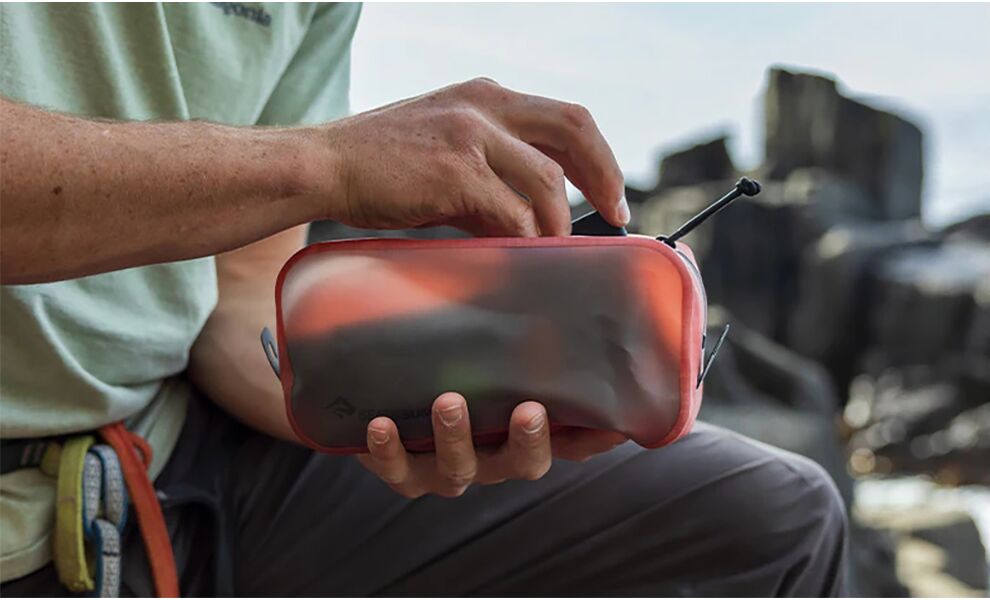 Водостійкий органайзер для одягу Sea to Summit Hydraulic Packing Cube - S (Picante Red), Тип розміру: S, Колір виробника: Picante Red, зображення 5