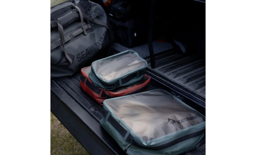 Водостійкий органайзер для одягу Sea to Summit Hydraulic Packing Cube - L (Jet Black), Тип розміру: L, Колір виробника: Jet Black, зображення 6